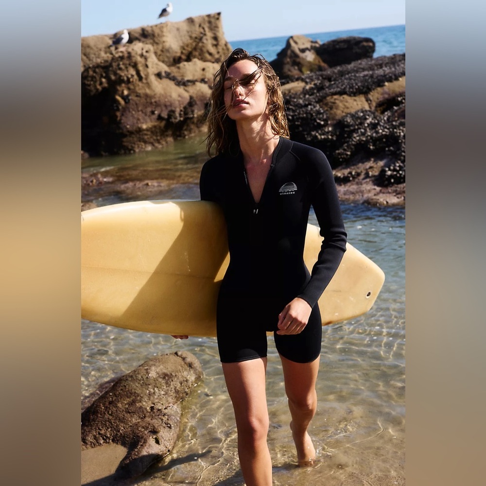 Atmosea + Free People Women's Black Springsuit - Picture 4 of 7